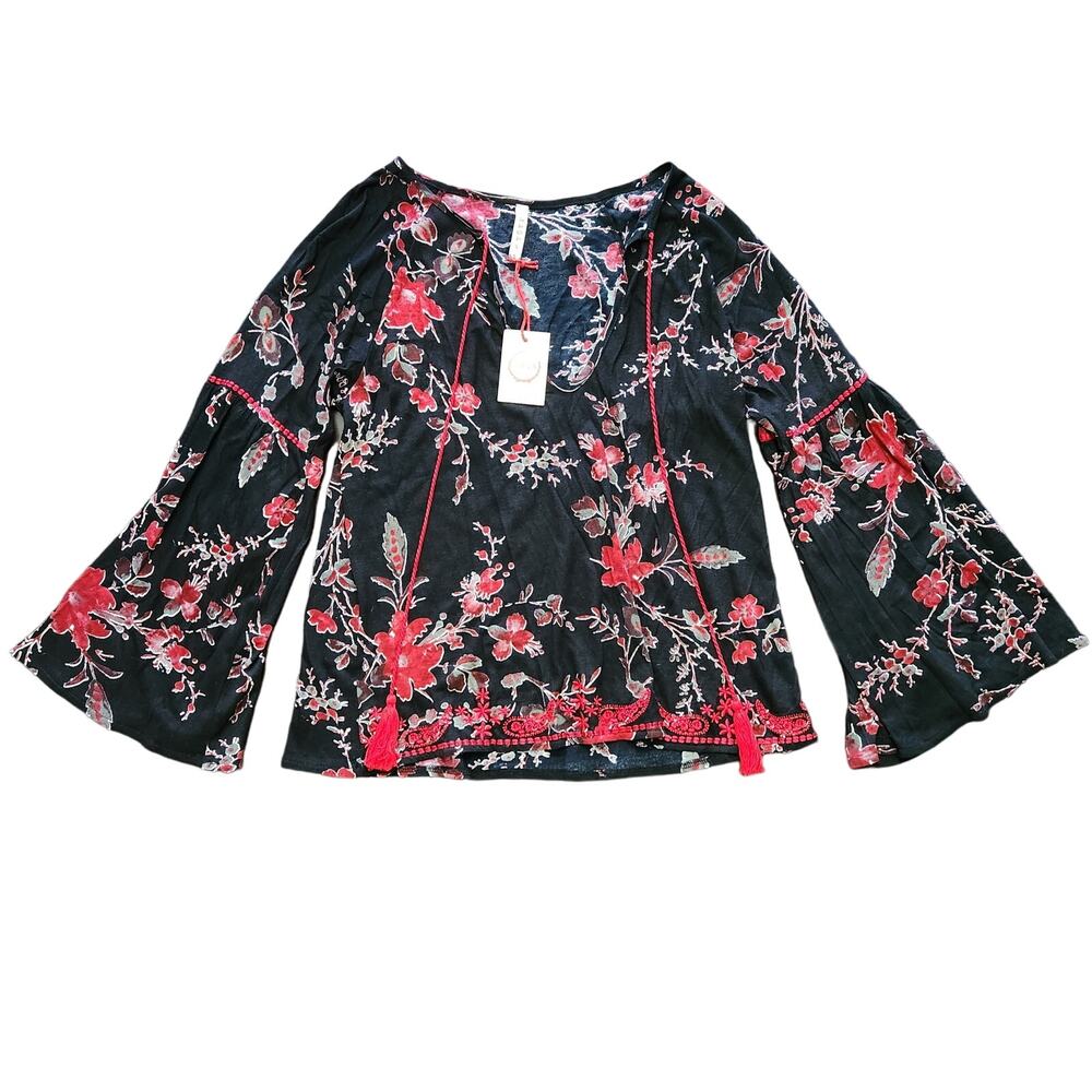 NWT Raga Floral Blouse Size Small
